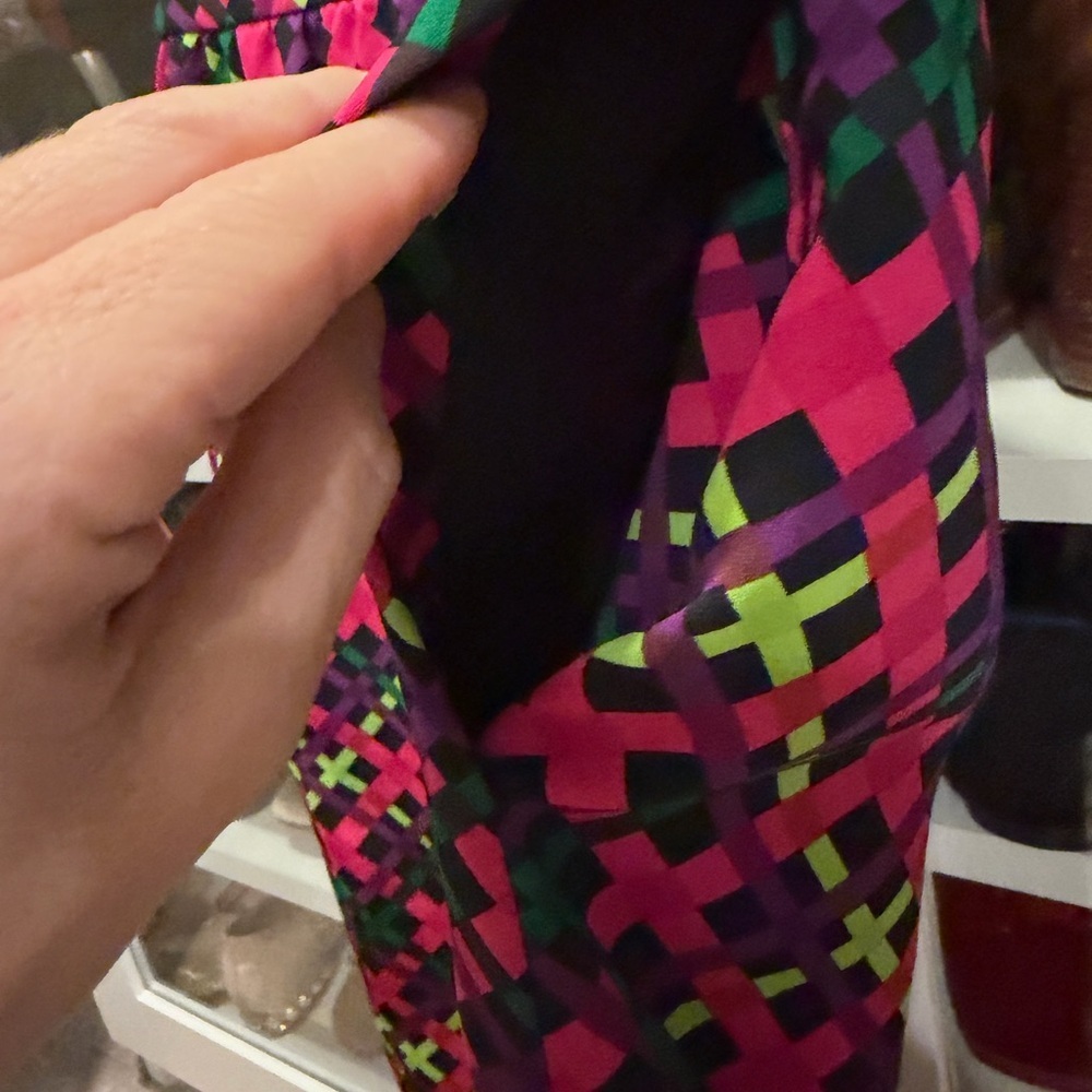 Vintage Yves Saint Laurent Multicolor Pencil Skirt - Picture 4 of 9